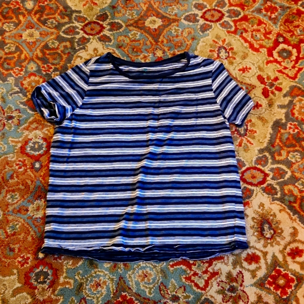 Dip stripe t shirt